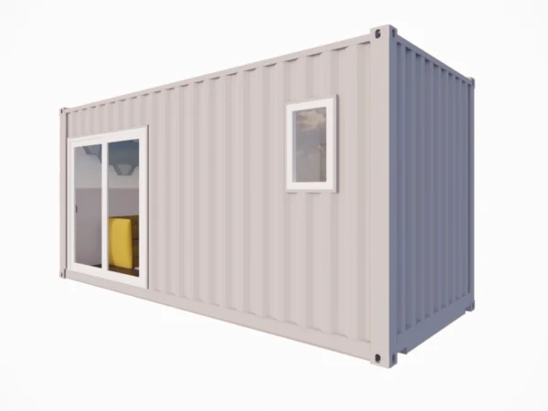Studio in een container van 20 voet, 14 m²
