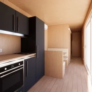 Containerstudio ECOLOGIA 40 voet 23 m² woonoppervlak [2 slaapkamers]