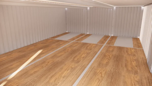 Opslagruimte van 85 m² in containers van 40 voet met metalen rolluik en dienstdeur - Afbeelding 3