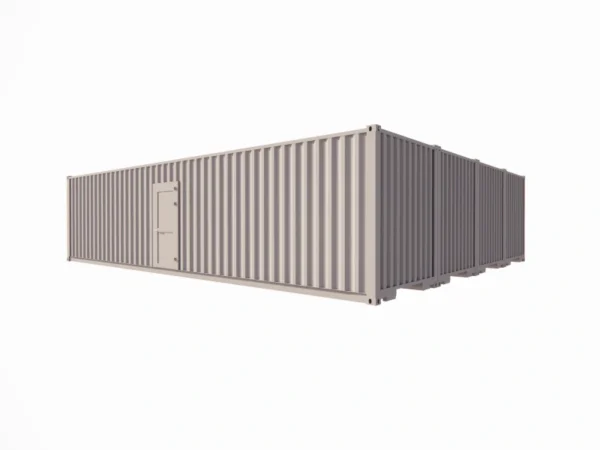 Opslagruimte van 120 m² in containers van 40 voet met metalen rolluik en dienstdeur - Afbeelding 2