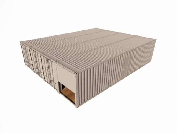 Opslagruimte van 120 m² in containers van 40 voet met metalen rolluik en dienstdeur - Afbeelding 8