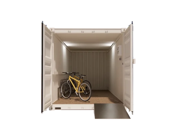 Gesloten fietsenstalling voor elektrische fietsen met 6 plaatsen in een container van 20 voet - Afbeelding 6