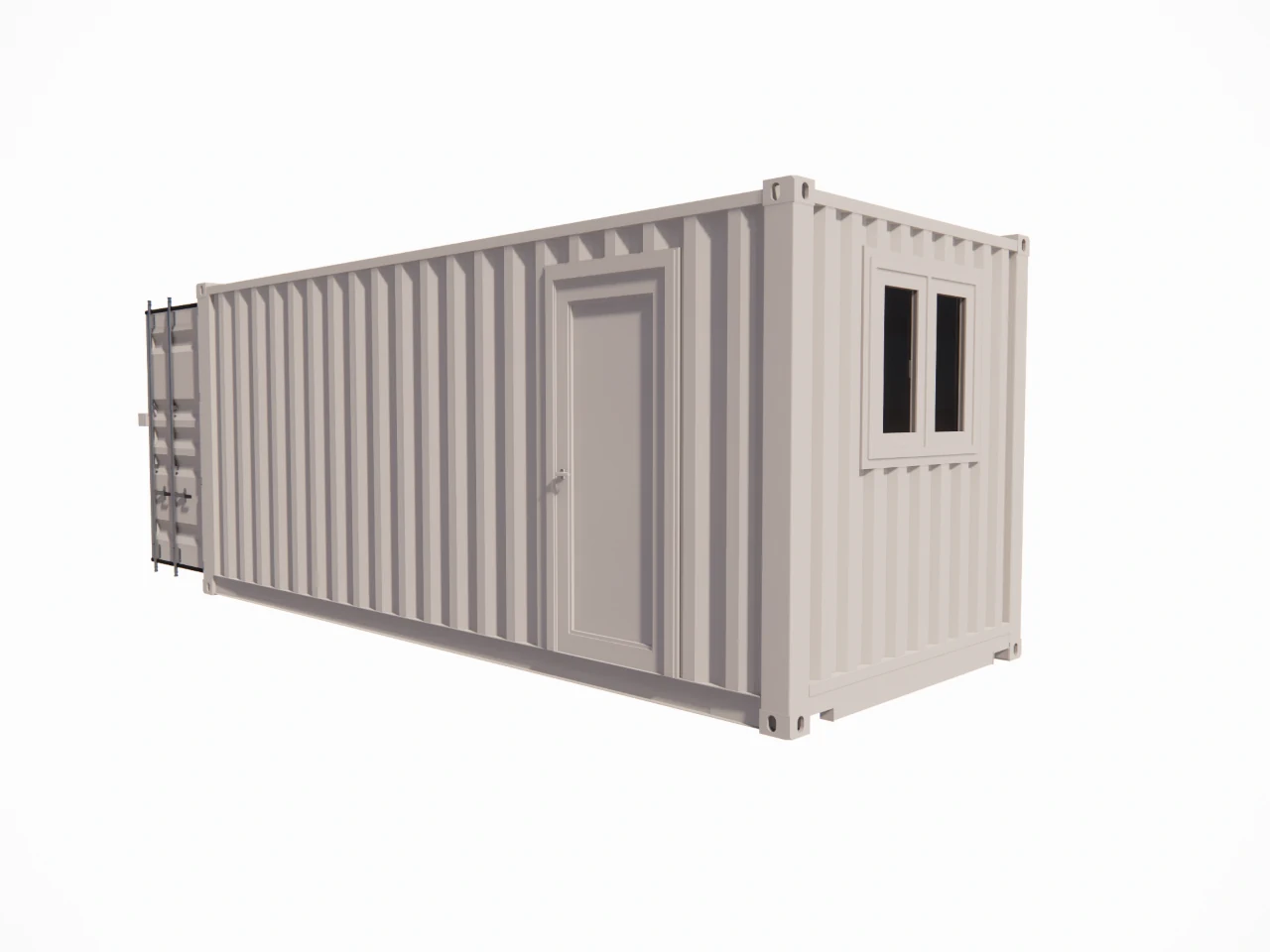 Kantoor in een container van 20 voet met opslagruimte - Afbeelding 4