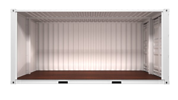 Prefab open garage in zeecontainers van 28 m² - Afbeelding 3